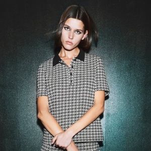 Zara jacquard Polo set NWT